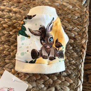 Handmade for puppy our baby hamster  4 1/2 inches long new tag black 3.5.” Long